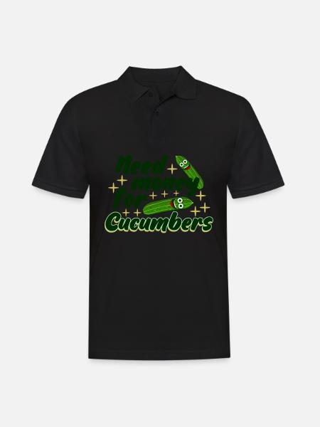 Cucumber Cucumbers Pickles - Men's Polo Shirt - black
