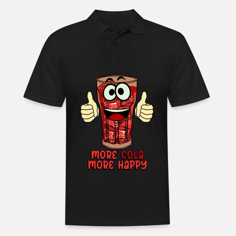Cola Softdrink Lemonade Softdrinks - Männer Poloshirt - Schwarz