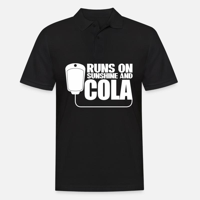 Cola Soft Drinks Lemonade - Men's Polo Shirt - black