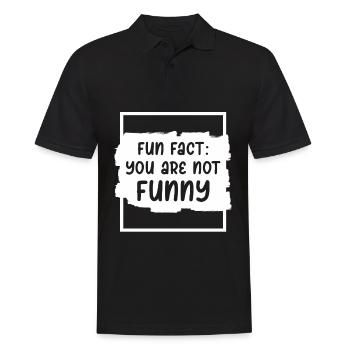 Grumpy Misanthropist Misanthrope - Männer Poloshirt - Schwarz - Vorne - Kai (181cm)