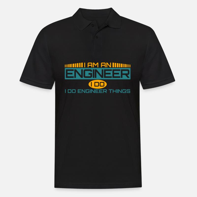 Engineer Mechanical Engineering - Men's Polo Shirt - black