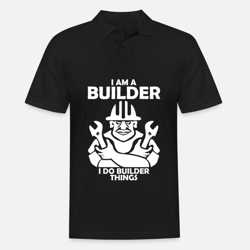 Roadbuilder Roadmaker Road Keeper - Polo Homme - noir
