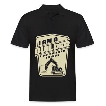 Roadbuilder Roadmaker Road Keeper - Men's Polo Shirt - black - Front - Kai (181cm)