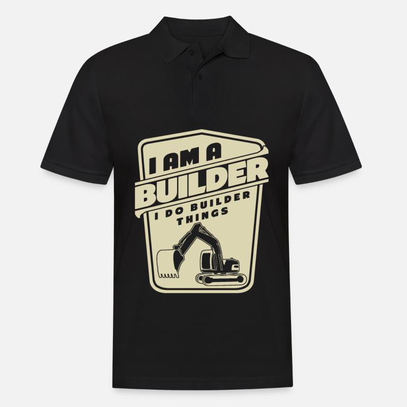 Roadbuilder Roadmaker Road Keeper - Männer Poloshirt - Schwarz