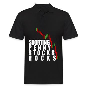 Trader Capitalism Stocks Stock exchange - Men's Polo Shirt - black - Front - Kai (181cm)
