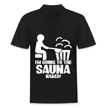 Spa Thermes Bien-être Sauna - Polo Homme - noir - Devant - Kai (181cm)