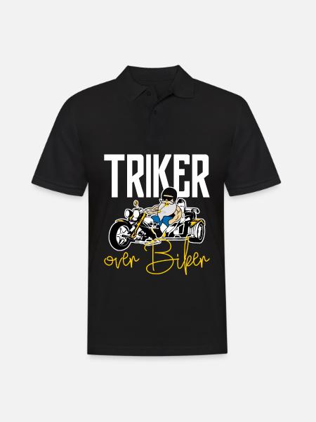 Trike Driver Trikes Triker - Männer Poloshirt - Schwarz