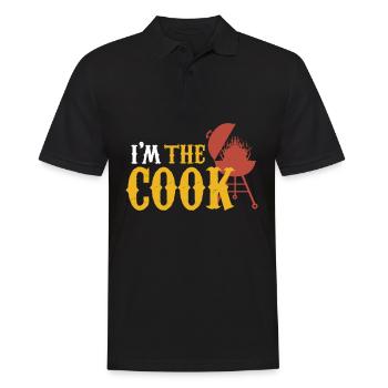 BBQ Cuisinier Barbecue Poitrine de bœuf Steak - Polo Homme - noir - Devant - Kai (181cm)