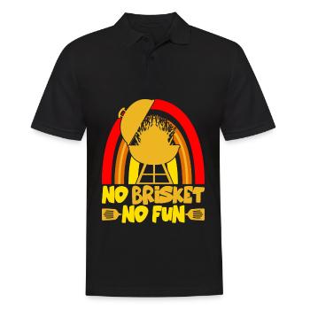 Barbecue Brisket Meat Steak BBQ Cook - Men's Polo Shirt - black - Front - Kai (181cm)