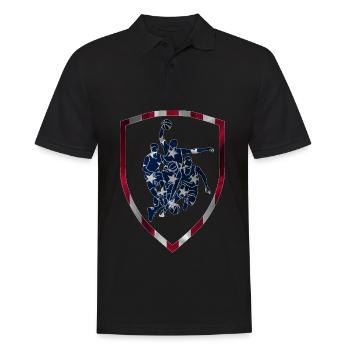 JOUEURS DE BASKET-BALL USA BASKETBALL - Polo Homme - noir - Devant - Kai (181cm)