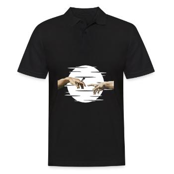 Michelangelo Pass the joint Weed Druffi Trippy - Polo Homme - noir - Devant - Kai (181cm)