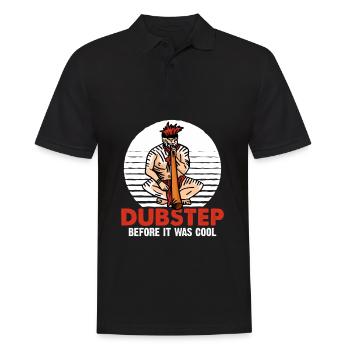 Didgeridoo Dubstep before it was cool - Männer Poloshirt - Schwarz - Vorne - Kai (181cm)