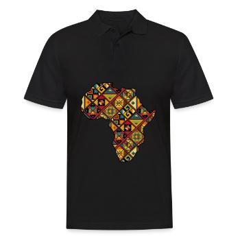 Africa Safari Rasta Fan d'Afrique Amoureux de l'Afrique - Polo Homme - noir - Devant - Kai (181cm)