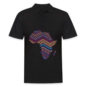 Africa Safari Rasta Fan d'Afrique Amoureux de l'Afrique - Polo Homme - noir - Devant - Kai (181cm)
