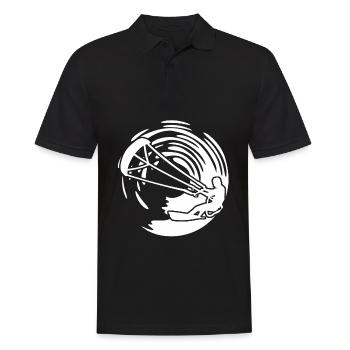 Kitesurf cadeau Kiteboarding Kitesurfer Gesche - Polo Homme - noir - Devant - Kai (181cm)