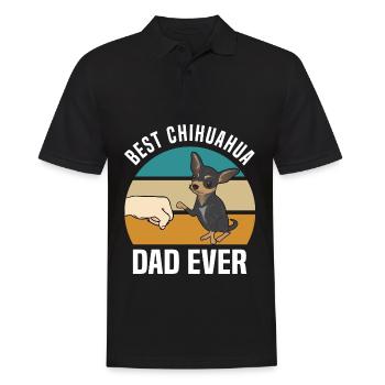 | des amoureux de Chihuahua Chiens végétaliens végétaliens - Polo Homme - noir - Devant - Kai (181cm)