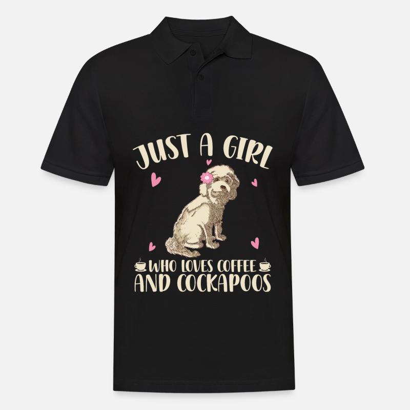 Cockapoo - Pikétröja herr - svart