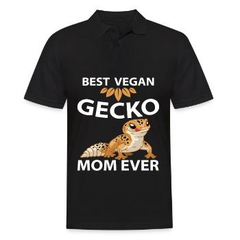 Gecko Vegans - Polo Homme - noir - Devant - Kai (181cm)