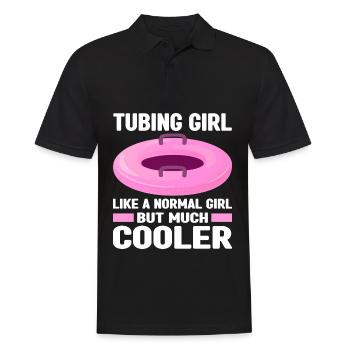 Rafting - Männer Poloshirt - Schwarz - Vorne - Kai (181cm)