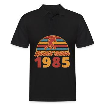 Football Footballer Sports Birthday Year of construction 1985 - Men's Polo Shirt - black - Front - Kai (181cm)