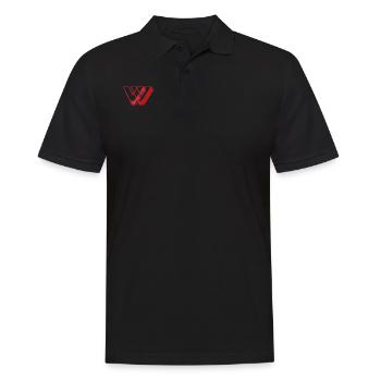 Étiquette gagnante . Édition Fire on Fire - Polo Homme - noir - Devant - Kai (181cm)