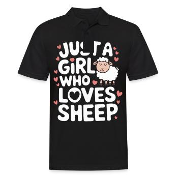 Sheep Sheep Farmer Lamb Farmer - Men's Polo Shirt - black - Front - Kai (181cm)