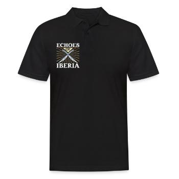 Echoes of Iberia - Falcata - Men's Polo Shirt - black - Front - Kai (181cm)