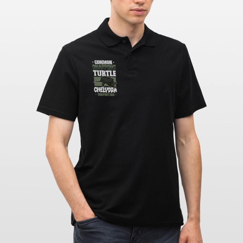 Snapping Turtle Men's Polo Shirt