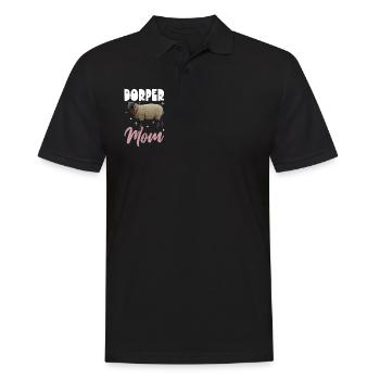 DorpersSchaff Mama - Men's Polo Shirt - black - Front - Kai (181cm)