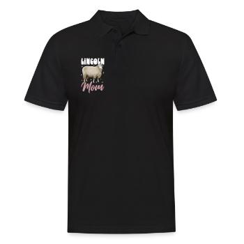 Lincoln Sheep Mom - Men's Polo Shirt - black - Front - Kai (181cm)