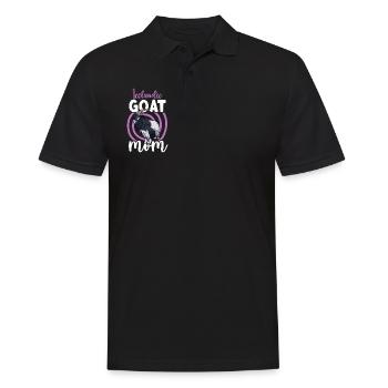 Maman d’une chèvre islandaise - Polo Homme - noir - Devant - Kai (181cm)