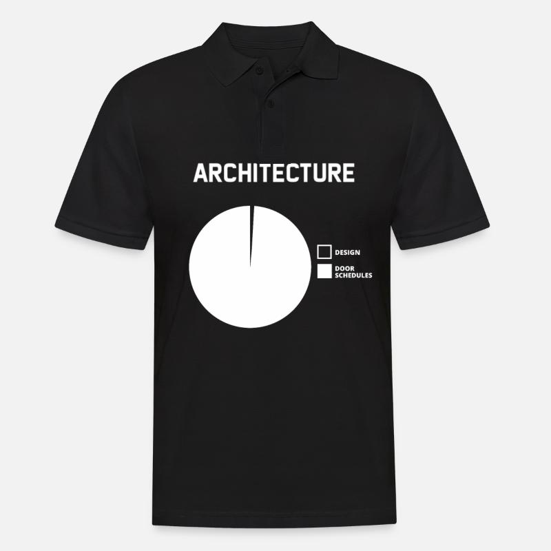 Architecte Architecture Ingénieur civil Architecture - Polo Homme - noir