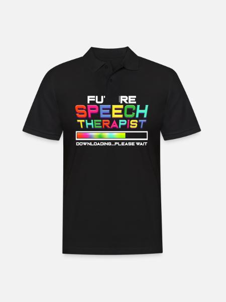 Speech therapist speech therapist - Men's Polo Shirt - black