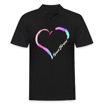Speech therapist heart speech therapist speech therapist - Men's Polo Shirt - black - Front - Kai (181cm)