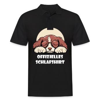 Ausgefallene Langschläfer Morgenmuffel Schlafshirt - Männer Poloshirt - Schwarz - Vorne - Kai (181cm)