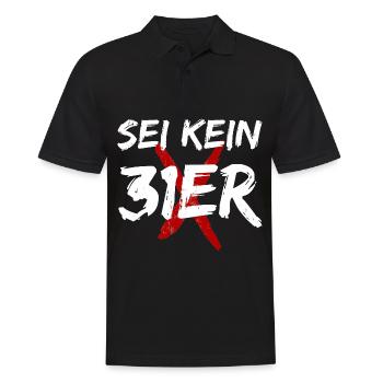 31er Verräter Paragraph Judas Bruder muss los Ehre - Männer Poloshirt - Schwarz - Vorne - Kai (181cm)
