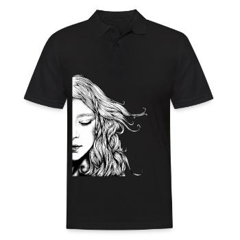 Rêveur - Polo Homme - noir - Devant - Kai (181cm)