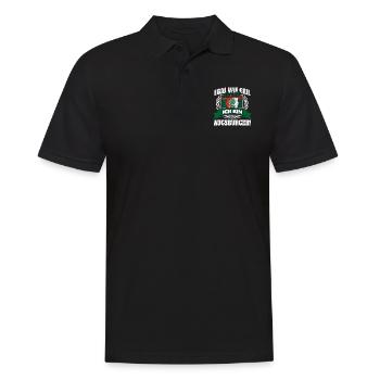 Augsburger Augsburg Augschburg Geschenk - Männer Poloshirt - Schwarz - Vorne - Kai (181cm)
