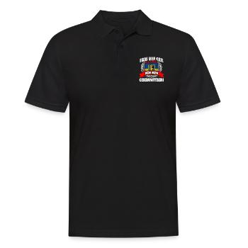 Chemnitzer Chemnitz Sächsisch Sachsen Geschenk - Männer Poloshirt - Schwarz - Vorne - Kai (181cm)