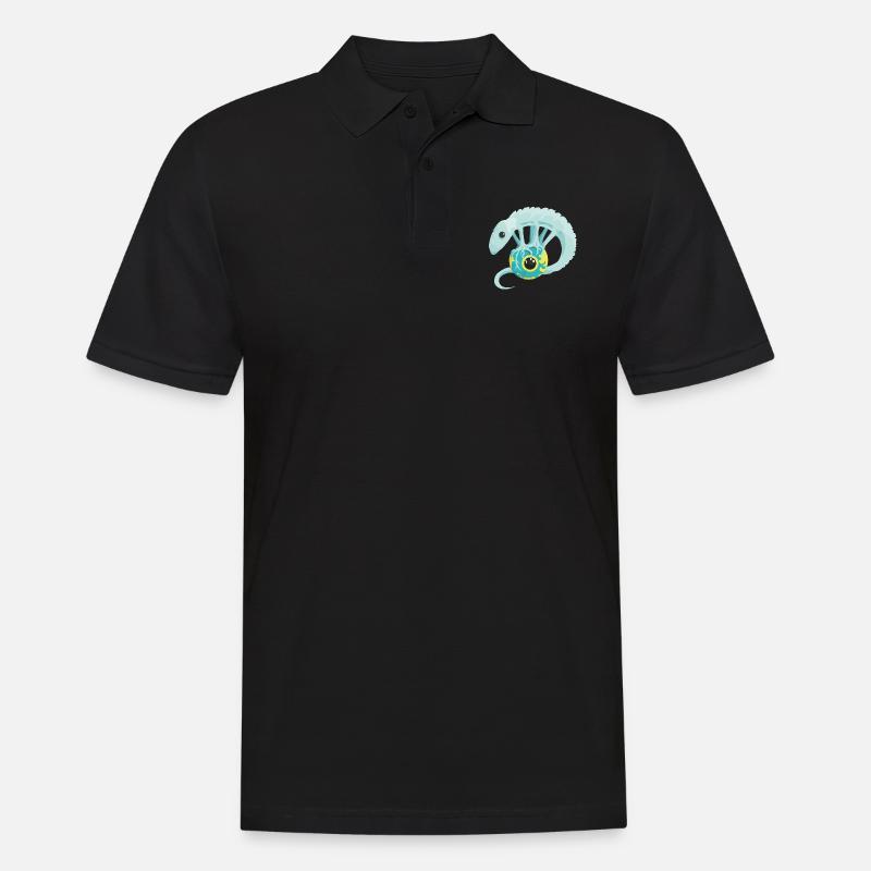 CuteLizard - Polo Homme - noir