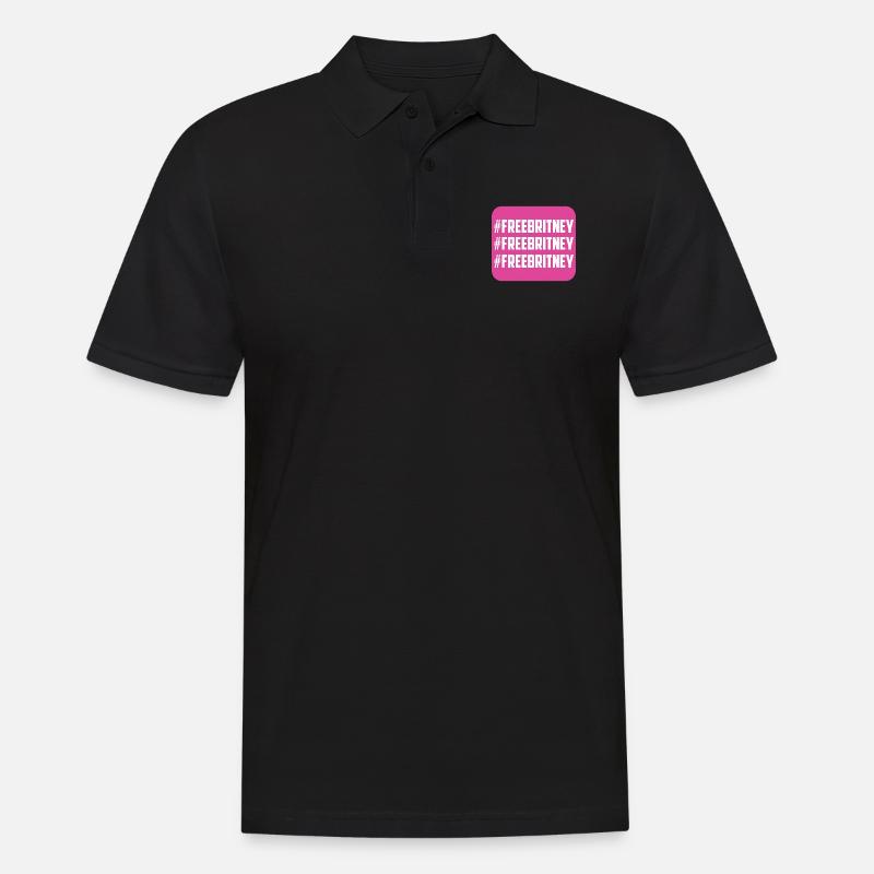#Freebritney - Männer Poloshirt - Schwarz