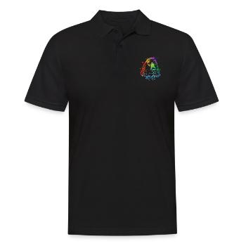 Cocker cocker Spaniel chien amoureux des chiens - Polo Homme - noir - Devant - Kai (181cm)
