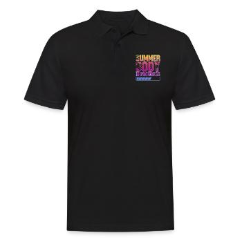 Sommer Body coole shirts ch / at - Männer Poloshirt - Schwarz - Vorne - Kai (181cm)