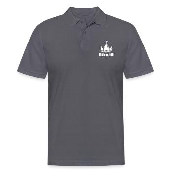 Les Berlinois - Polo Homme - charbon - Devant - Nico (186cm)