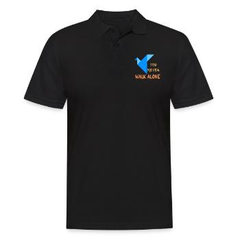 You never walk alone - Origami - Polo Homme - noir - Devant - Kai (181cm)