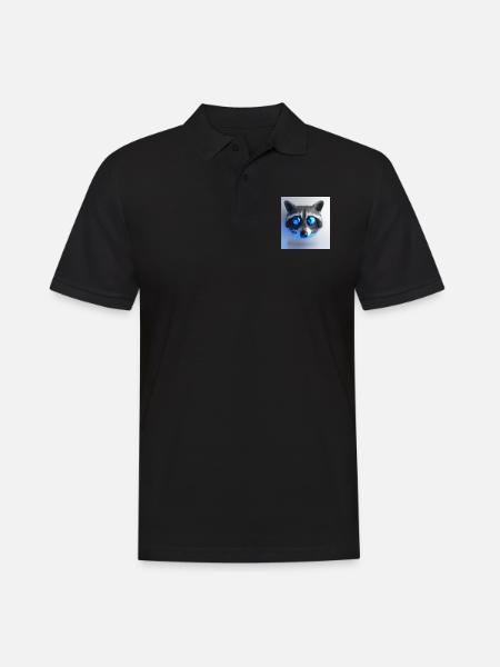 Raton laveur collectionneur de saphir - Polo Homme - noir