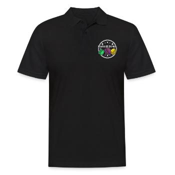 Konditor Kekse Makronen Dessert Italien Spruch - Männer Poloshirt - Schwarz - Vorne - Kai (181cm)
