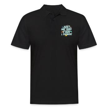 Just One More Fish I Promise Aquarium Owner Fish K - Männer Poloshirt - Schwarz - Vorne - Kai (181cm)