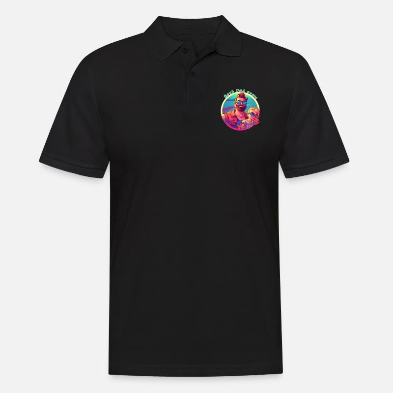 Best Dad ever! - Männer Poloshirt - Schwarz