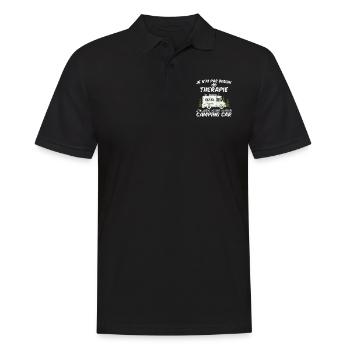 Camping Je N'ai Pas Besoin de Thérapie Camping Car - Polo Homme - noir - Devant - Kai (181cm)